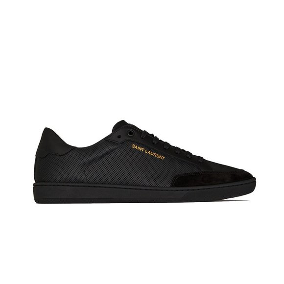 COURT CLASSIC SL/10 SNEAKERS IN PERFORATED LEATHER AND SUEDE - Picture 1 of 10
